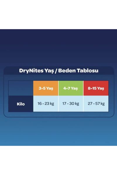 Huggies Drynites Kız Emici Gece Külodu 8-13 Yaş 54 Adet