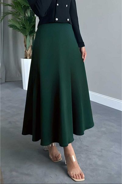 CNG MODA تنورة حجاب نسائية من قماش الغوص