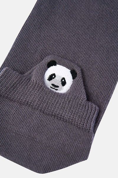 WWF Market Gray Panda Pull Socks