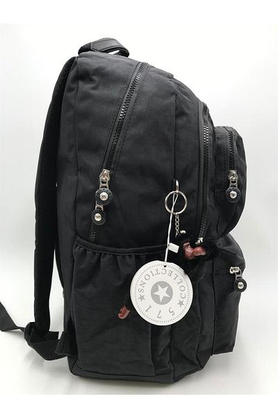 571 Collections Çanta Ultra-light UniSex BlaCk BaCkpaCk for SChool and Travel - Model: 571-1C