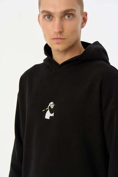 WWF Market Μαύρο Panda SuperSoft Hoodie