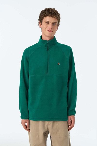 WWF Market Σκούρο πράσινο Squirrel Half-Zip Fleece