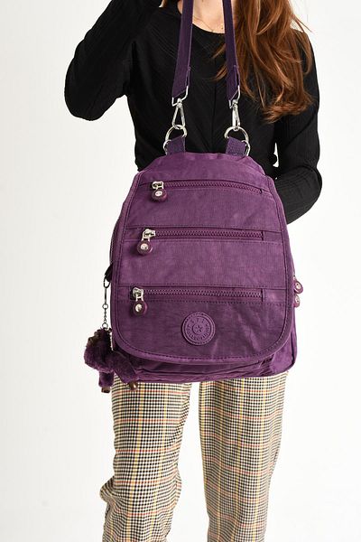 571 Collections Çanta Purple Ultra Light Women's Backpack and Handbag (Model: 571-5A)