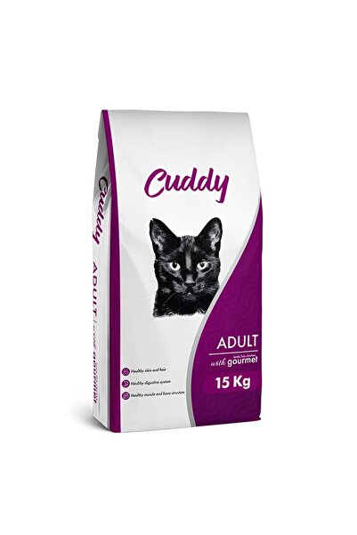 Cuddy Balıklı Tavuklu Kuzulu Gurme Yetişkin Kedi Maması 15 kg