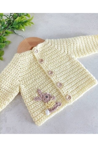 El örgüsü Παιδικό μπουφάν με μοτίβο Rabbit