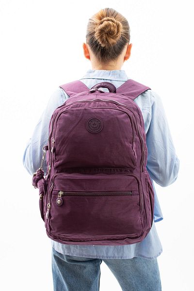 571 Collections Çanta Purple Ultra Light Multi-Pocket Backpack - 571-2D