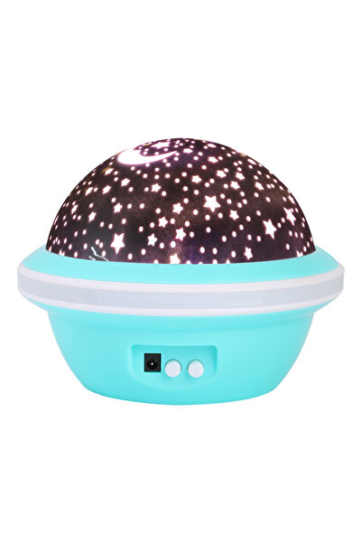 MDKConceptShop Gezegen Görünümlü Ay Yıldızlı Gece Lambası