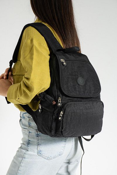 571 Collections Çanta Ultra Light Medium Size Black Backpack - Model: 571-3F