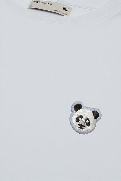 WWF Market Тениска Panda Premium - бяла