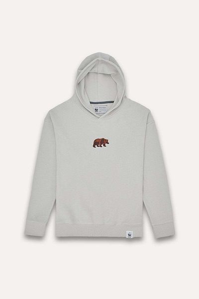 WWF Market Bozayı Supersoft Hoodie - Light Gray
