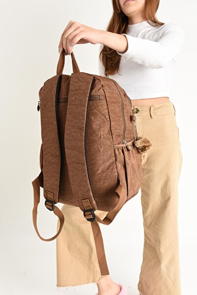 571 Collections Çanta Εξαιρετικά ελαφρύ αδιάβροχο σακίδιο πλάτης - Πολλαπλές τσέπες, μαύρισμα (Μοντέλο: 571-2G)