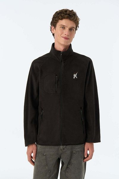 WWF Market Emperor Penguin Full-Zip Polar - Μαύρο