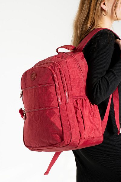 571 Collections Çanta Unisex Ultra Light Red Backpack - Αδιάβροχο, με πολλές τσέπες (Μοντέλο: 571-2G)