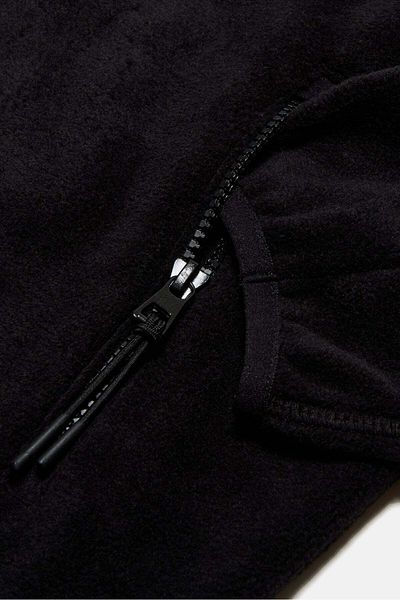 WWF Market Tiger Zippered Fleece - Black