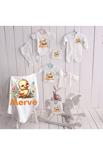 Pato baby طقم خروج من المستشفى مكون من 10 قطع من القطن والعضوية للأطفال حديثي...