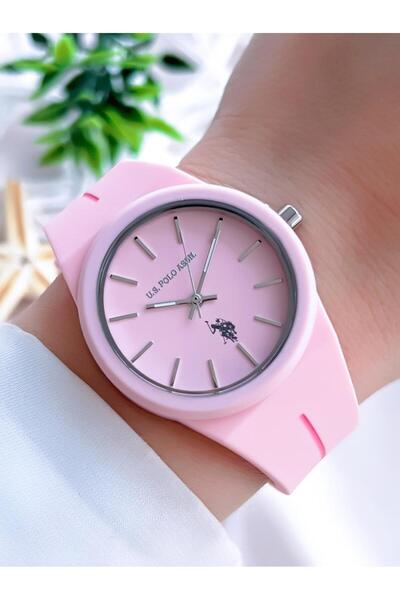U.S. Polo Assn. U.S.Polo Assn 3 Atm Water Resistant Silicone Lanyard Sport Women's Wristwatch - U.Spa.2101.B1