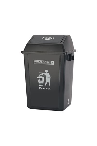 ROYALFORD 60L Dustbin- RF12400| Pedal Bin for Waste Disposal