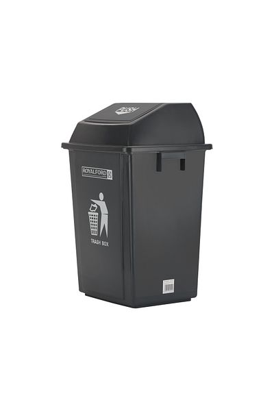 ROYALFORD 60L Dustbin- RF12400| Pedal Bin for Waste Disposal
