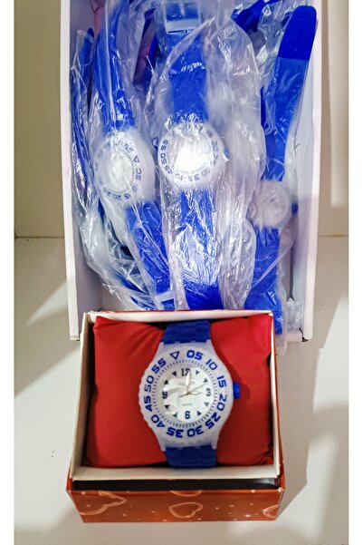 ASLANKAR Unisex retro kol saati kauçuk şeffaf kordon dayanıklı malzeme