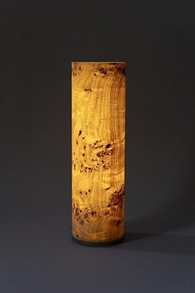 SADE WOODEN LAMP ATELIER Mazel Ağacı Ahşap Kaplama TUHKİMO Lambader Doğal Şıklık