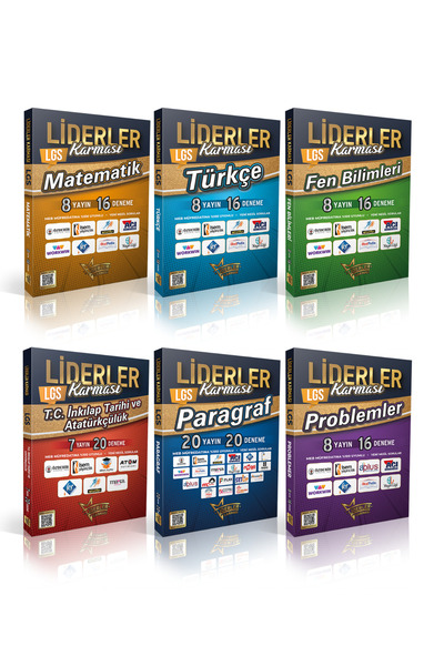 LİDERLER KARMASI 2026 LGS Türkçe Matematik Fen İnkılap Paragraf Problem Branş...