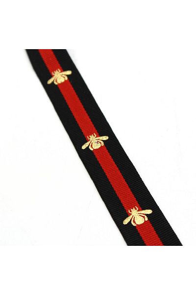bidoluhobi Grosgrain Ribbon - 2.5 cm Bee