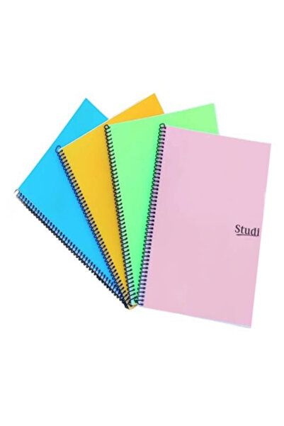 Studi 72 Yaprak PP Kapak A4 Çizgili Defter 2 Adet