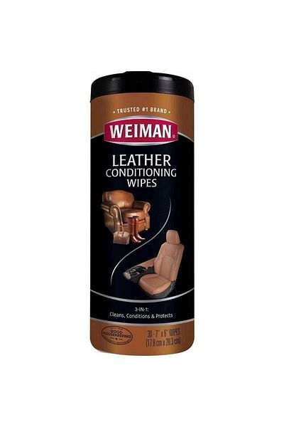 Weiman Leather Conditioning Wipes 30 Pieces