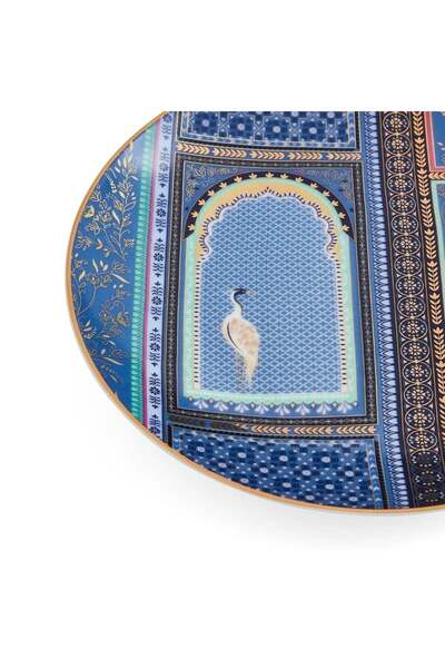 Portmeirion Sara Miller Hindistan Tatlı Tabakları, 4'lü Set