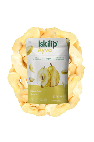 İSKİLİP Dondurularak Kurutulmuş Ayva - Ayva Kuru Meyve Cipsi - Frezee Dried Q...