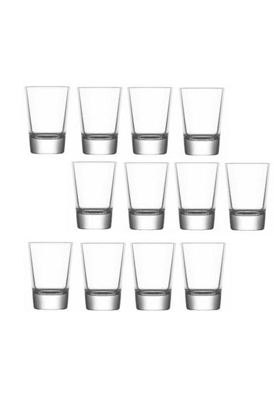 Dania LAV Clear Glass Espresso Cups Welcome 62ml 12pcs