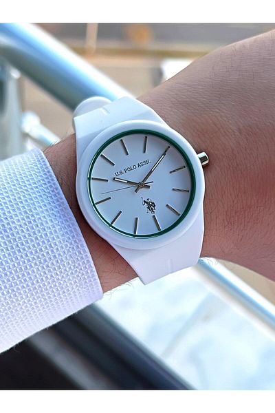 U.S. Polo Assn. U.S.Polo Assn 3 Atm Water Resistant Men's Sports Wristwatch - Silicone Band U.Spa.1110.E01