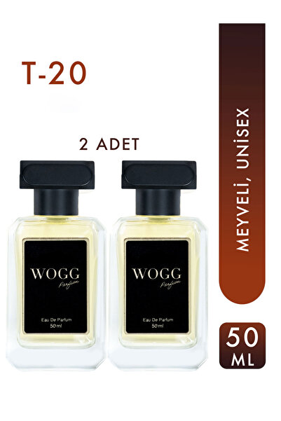 WOGG PARFÜM T20 Kırkee Edp 50ml Erkek Parfüm (UNİSEX) 2 Adet