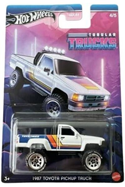 HOT WHEELS Tubular Trucks 1987 Toyota Pickup Truck Model Araba