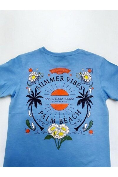 Zekids Tricou de vară din bumbac pentru băiat