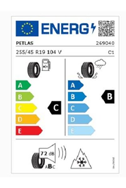 Petlas 255/45R19 TL 104V REINF. SNOWMASTER 2 SPORT PETLAS