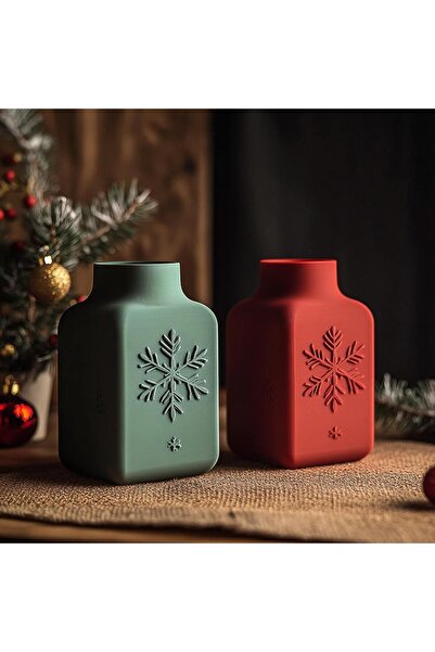 Home 2 Adet Yılbaşı Vazo- Kokina vazosu - Dekoratif Vazo