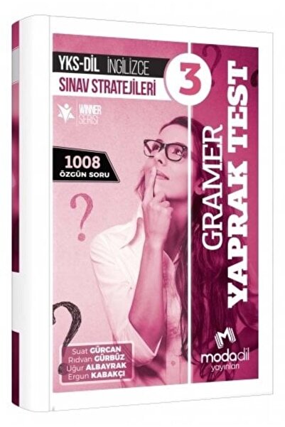 Modadil Yayınları Modadil YKS-DİL İngilizce Sınav Stratejileri 3 - Gramer Yap...