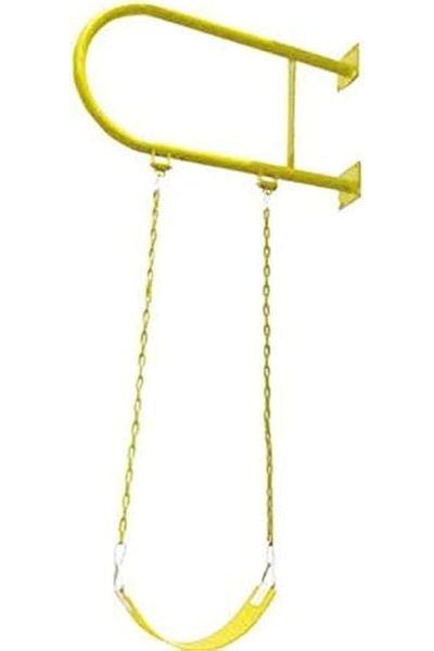 ALBADER Swing Wall Iron with Swing Seat & Chains For Outdoor, Iron Wall Swing, Swing For Kids