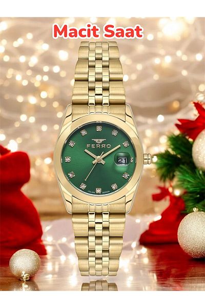 FERRO Retro Mini Women's Wristwatch - with Calendar