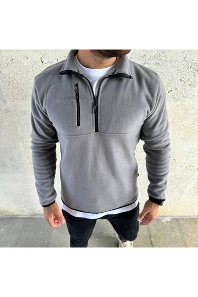 REX MODA Yarım Fermuar Polar