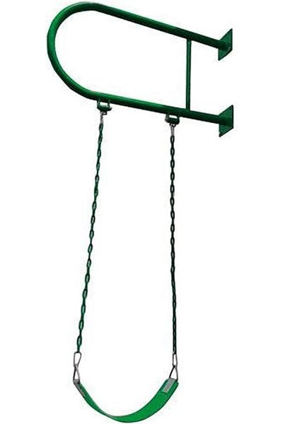 ALBADER Swing Wall Iron with Swing Seat & Chains For Outdoor, Iron Wall Swing, Swing For Kids