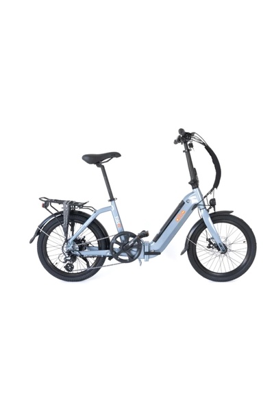 Alba Fold X NFC 36V 10.4Ah Katlanır Elektirkli Bisiklet ANTRASİT GRİ