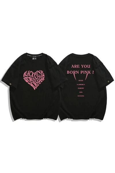 Aesthia Tricou Blackpink BORN PINK Unisex Group