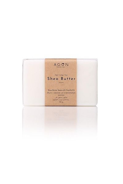 Agon Shea Butter Vanilla Skin Care Soap - 120 Gr.