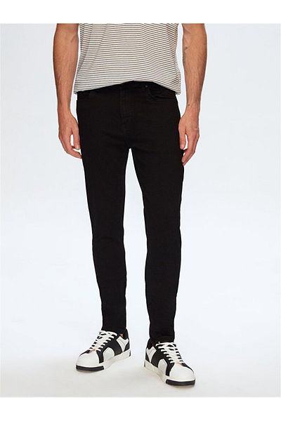 Ltb Smarty Y Μαύρο κανονικό παντελόνι με στενό πόδι Skinny Jean 10095145414911
