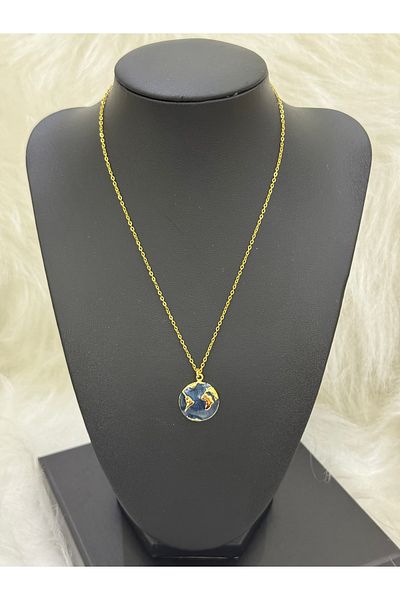 Hediyedukkani World Steel Non Tarnish Necklace