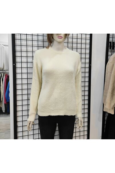 Butik Şans Crew Neck Comfortable Cut Bearded Knitwear Sweater