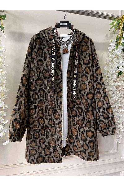 adage UMS-5284 ΖΑΚΕΤΑ ΖΑΚΕΤΑ ΜΕ ΣΧΕΔΙΟ LEOPARD
