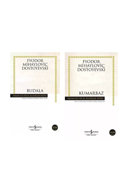 TÜRKİYE İŞ BANKASI KÜLTÜR YAYINLARI Budala - Kumarbaz Fyodor Mihayloviç Dosto...